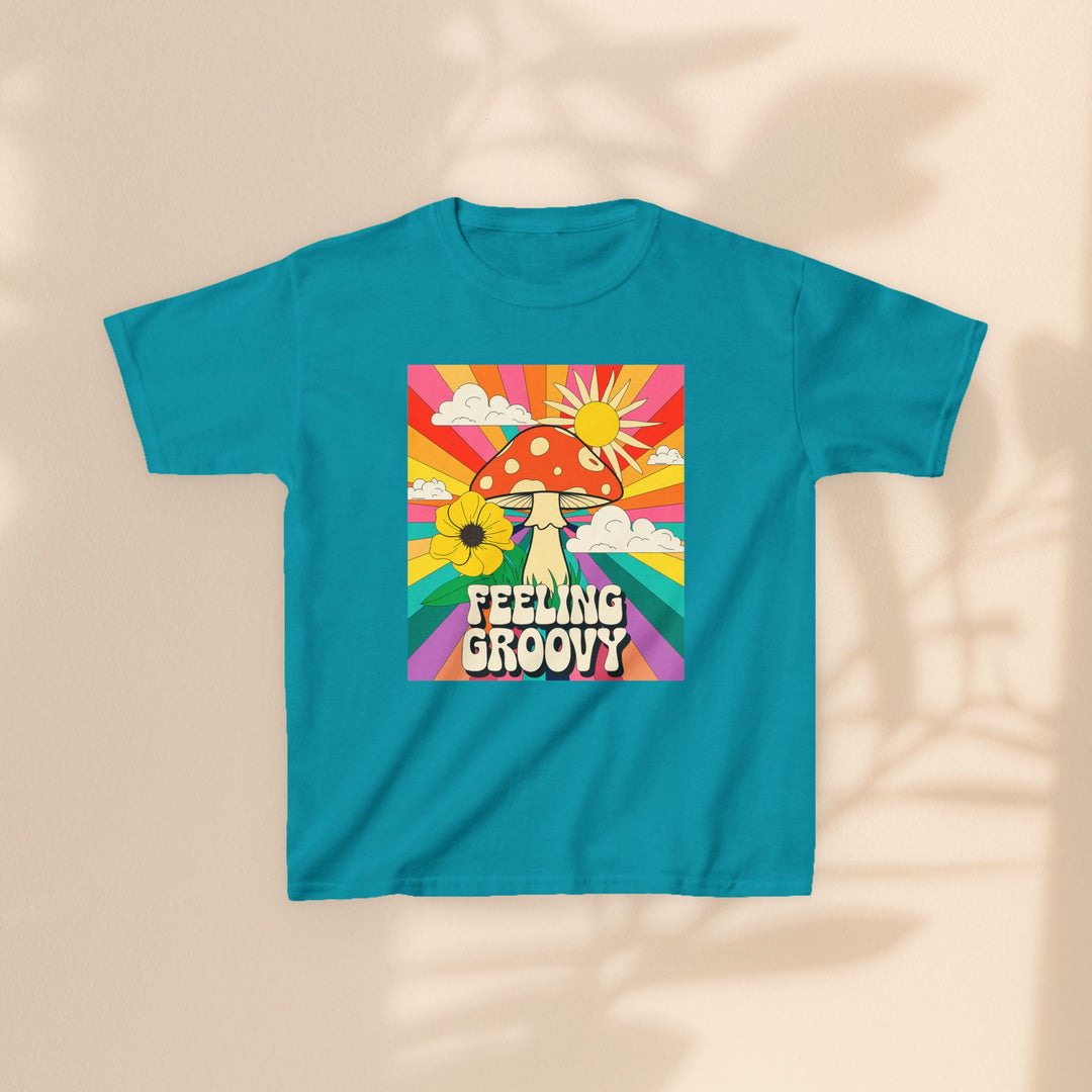 Kids Heavy Cotton™ Tee - Feeling Groovy