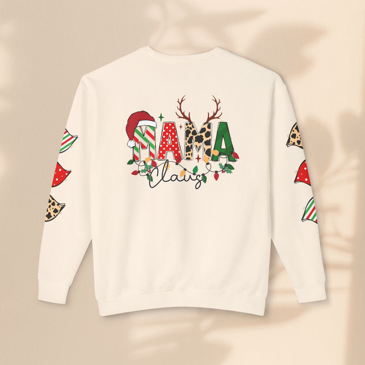 Mama Claus - Women's Lightweight Crewneck Sweatshirt