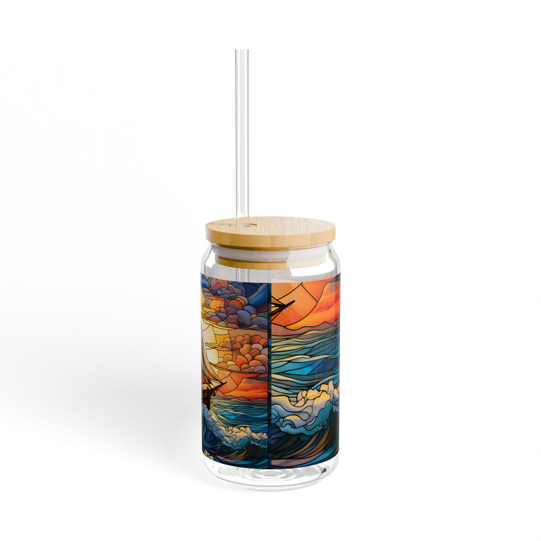 Sipper Glass, 16oz - Sailing Away