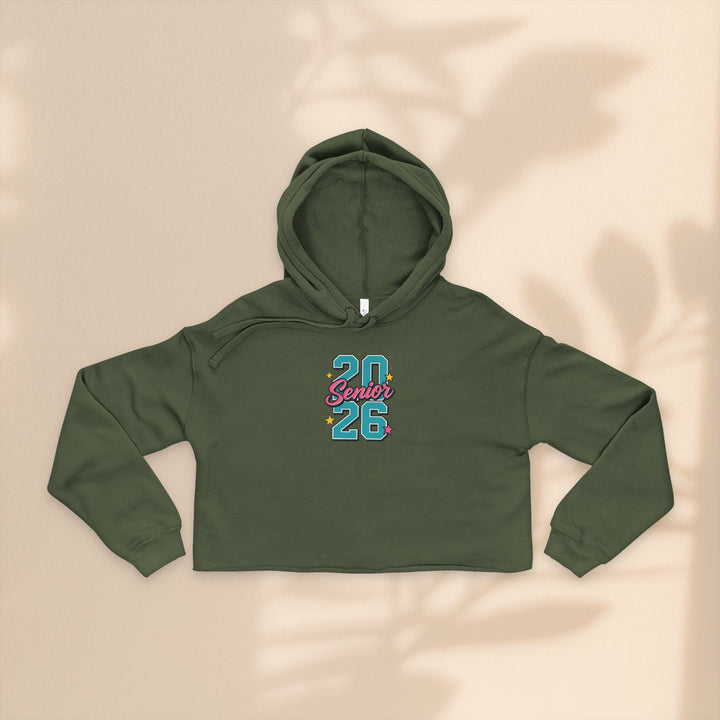 2026 Senior Women's Cropped Hoodie, Graduation Gift, Class of 2026