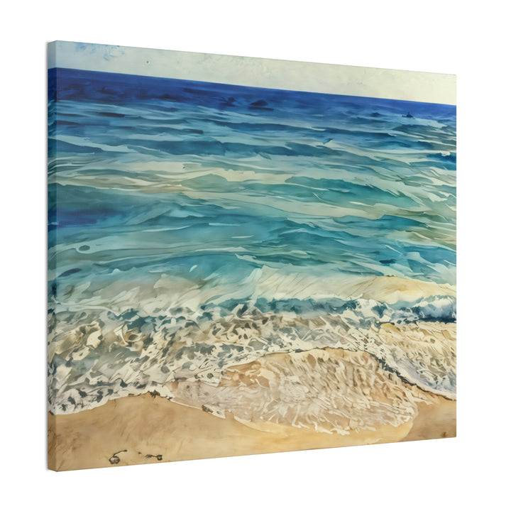 Stretched Beach Art Canvas Print