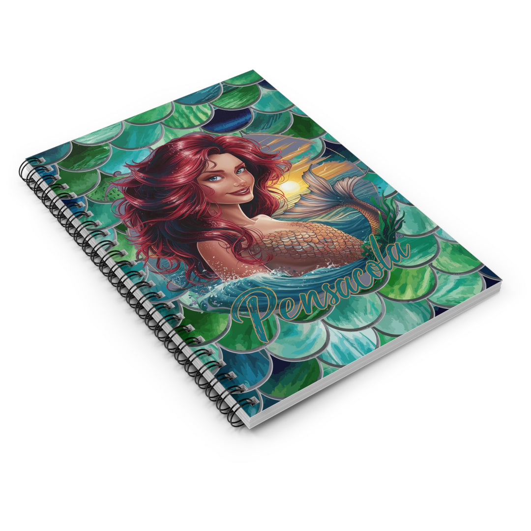 Spiral Notebook - Ruled Line - Pensacola Mermaids