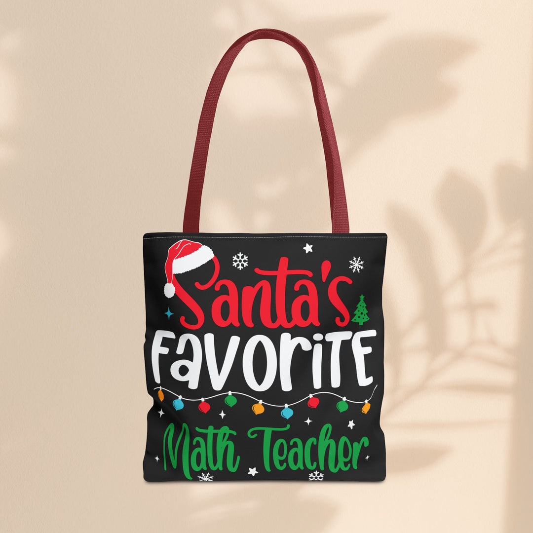 Tote Bag  - Santa's Favorite Math Teacher