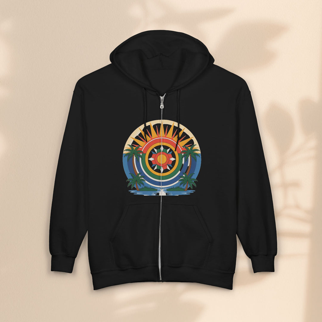 Seminole Design - Unisex Heavy Blend™ Full Zip Hooded Sweatshirt