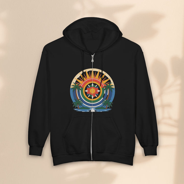 Seminole Design - Unisex Heavy Blend™ Full Zip Hooded Sweatshirt
