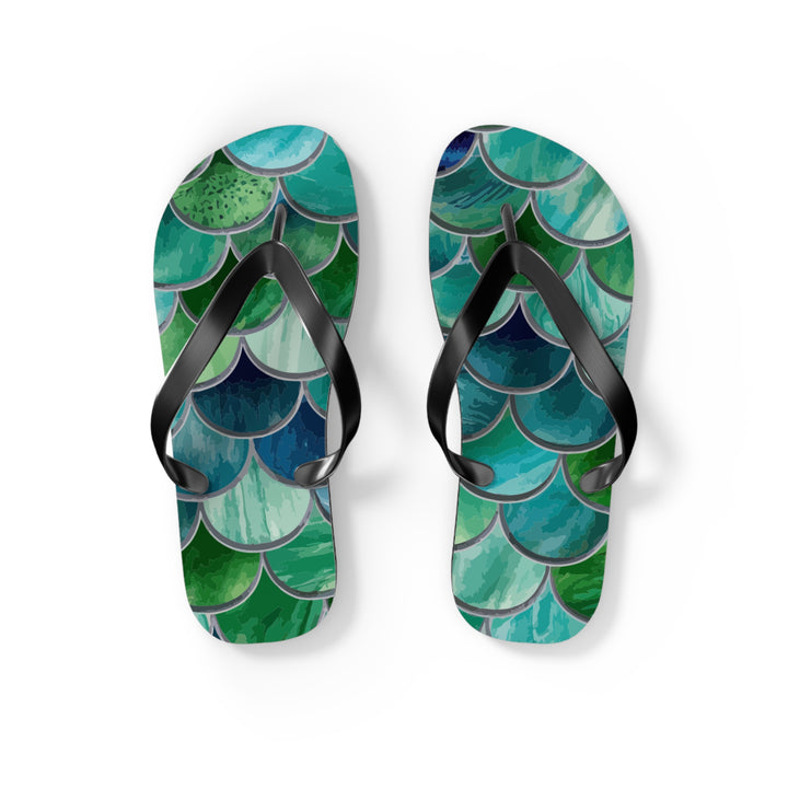 Flip Flops - Mermaid Scales