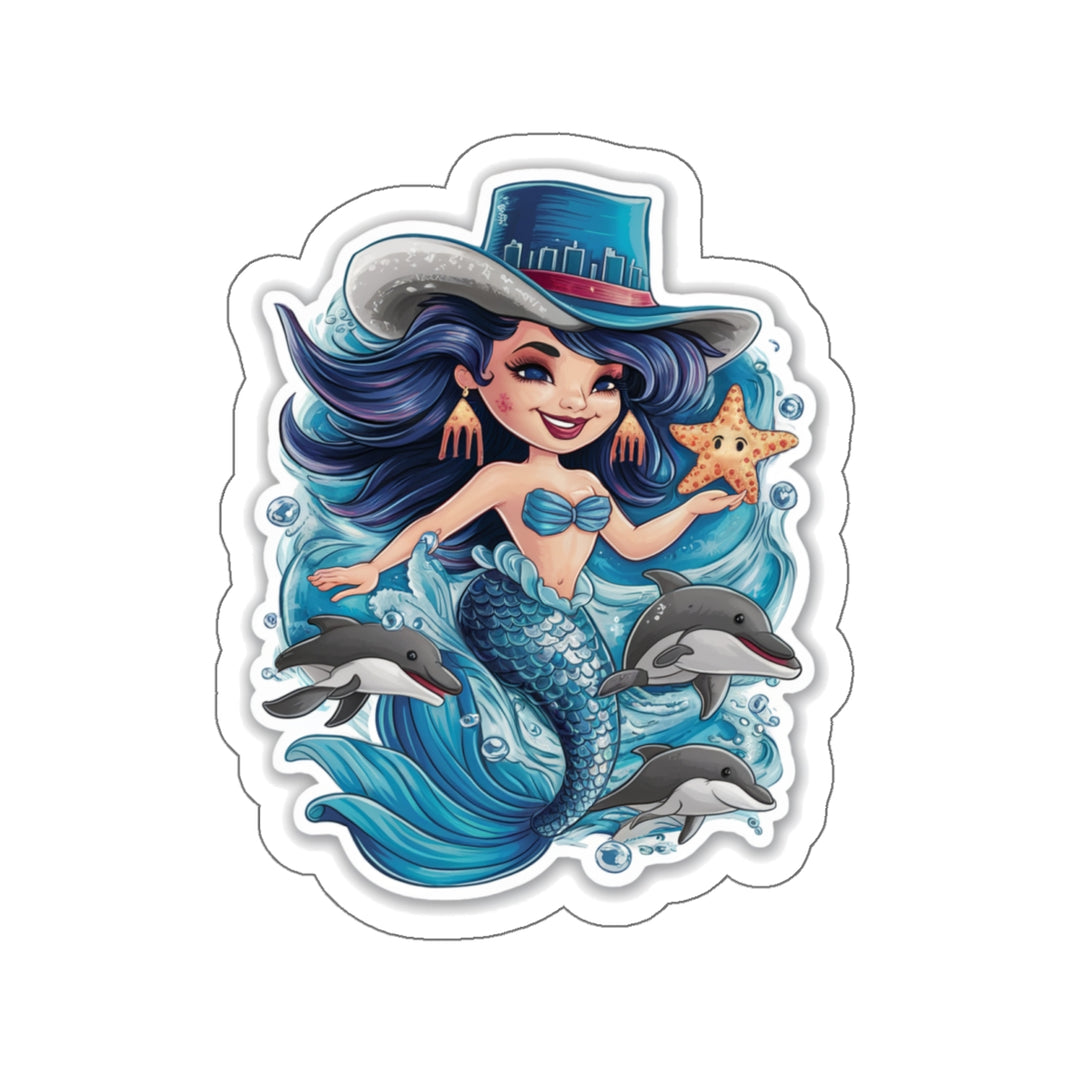 Kiss-Cut Stickers - Texas Mermaid