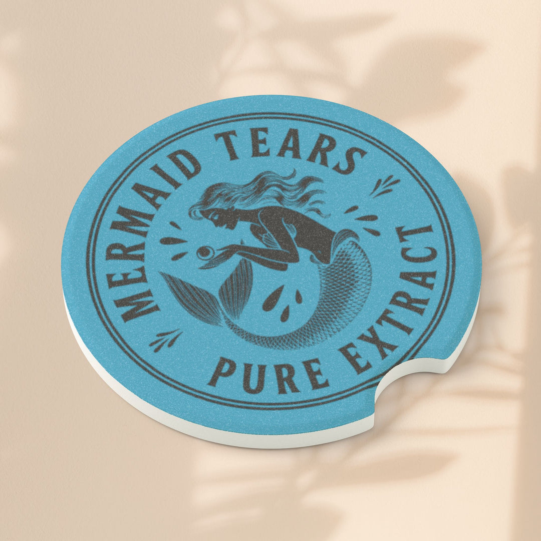 Mermaid Tears Soapstone Car Coaster