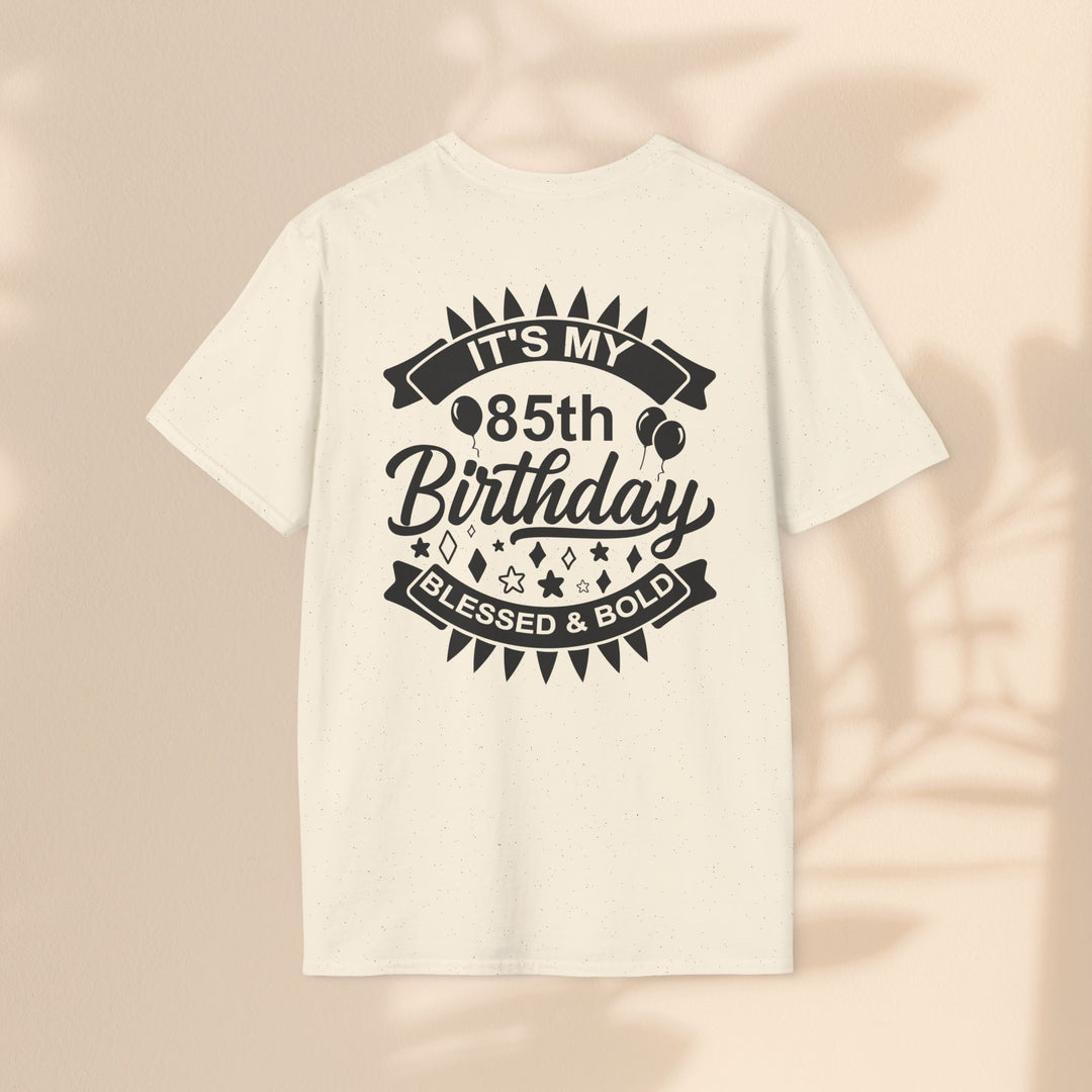 85th Birthday Celebration T-Shirt, Unisex Softstyle Tee for 85th Birthday, Milestone Birthday Gift, Birthday Party Outfit, Cute [...]