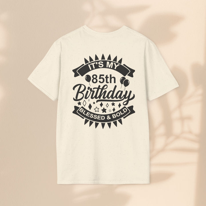 85th Birthday Celebration T-Shirt, Unisex Softstyle Tee for 85th Birthday, Milestone Birthday Gift, Birthday Party Outfit, Cute [...]