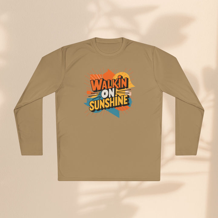 Unisex Lightweight Long Sleeve Tee - Walking On Sunshine