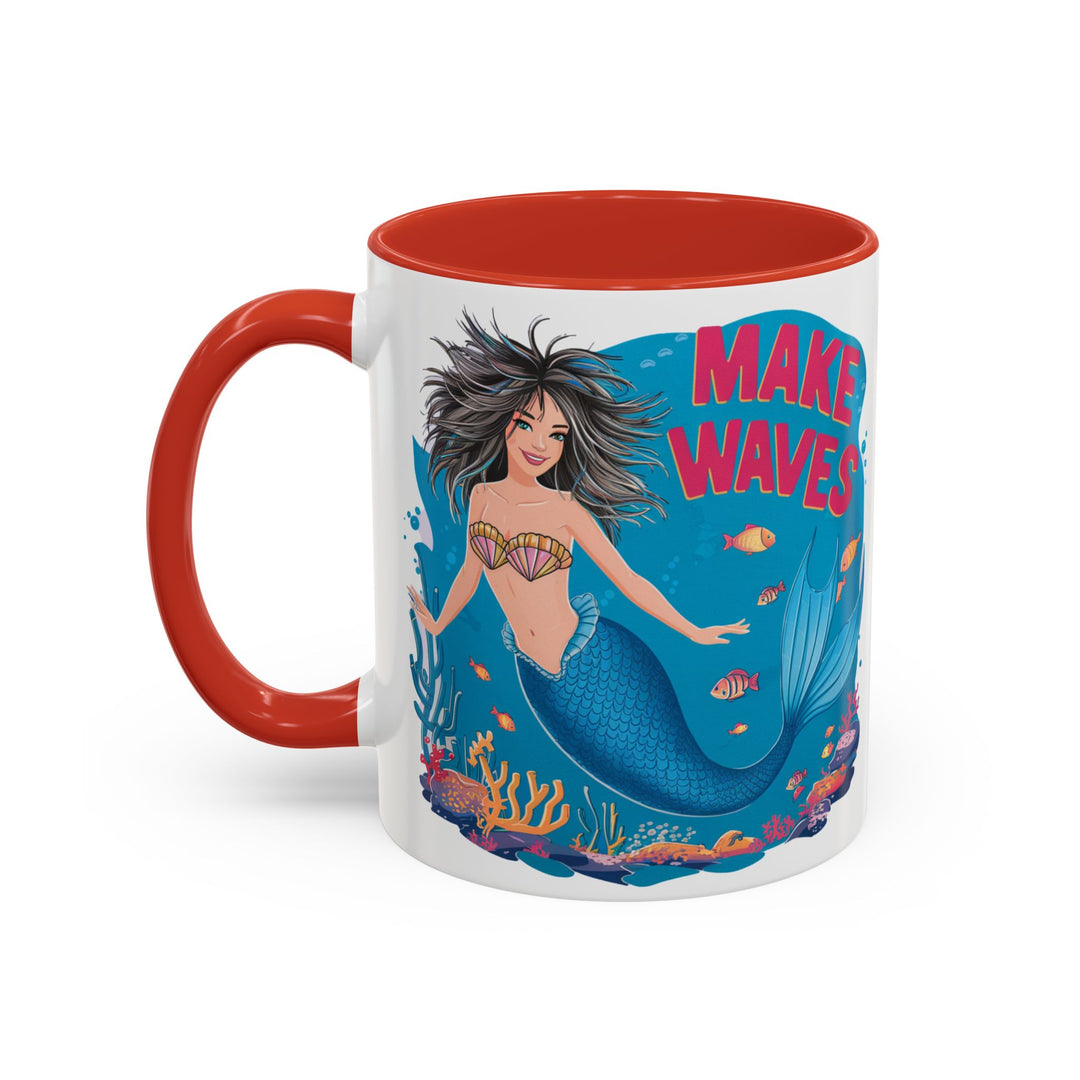 Accent Coffee Mug (11, 15oz) - Make Waves