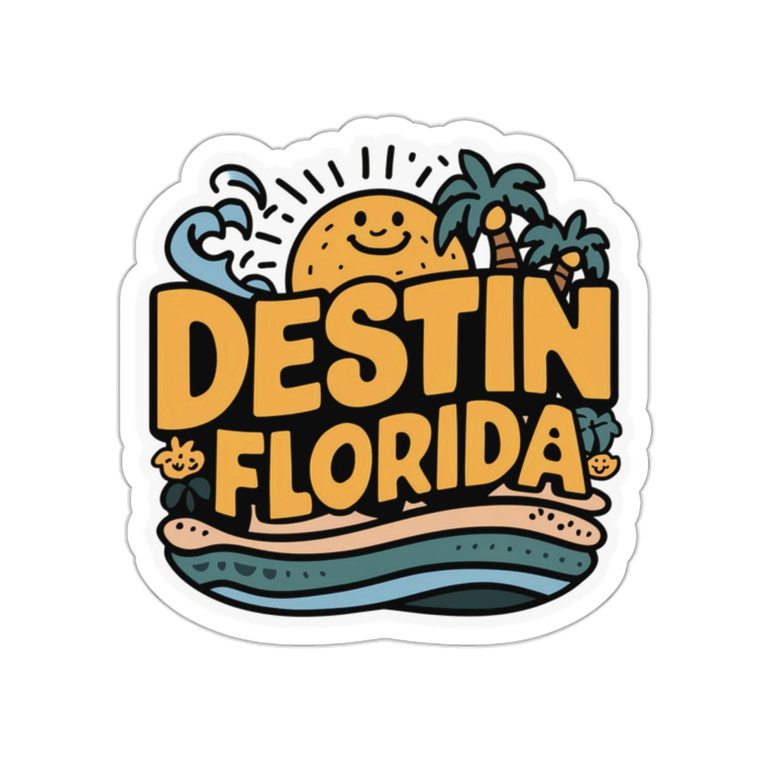 Destin Florida Kiss-Cut Stickers