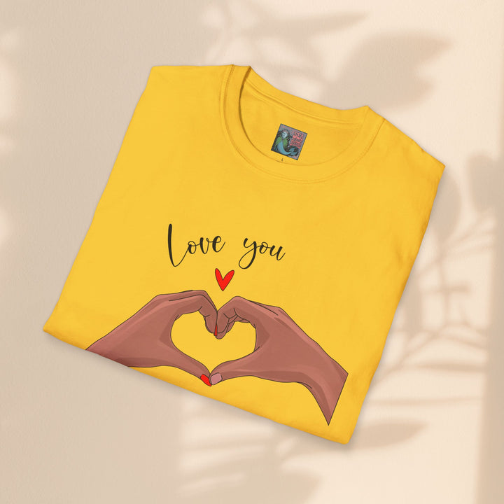 Unisex Softstyle T-Shirt - Love You Heart