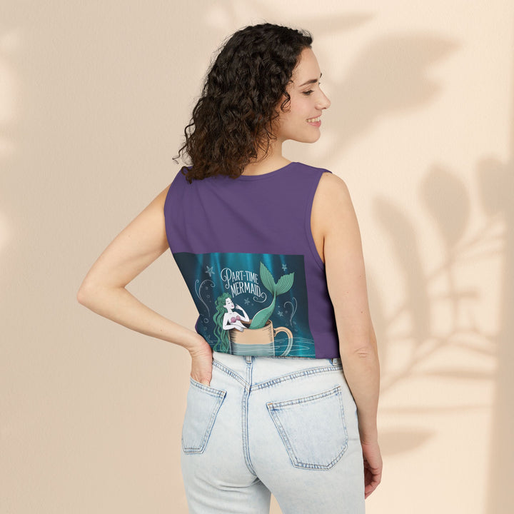 Part-Time Mermaid Unisex Tank Top, Casual Summer Tee, Cute Beachwear, Gift for Ocean Lovers, Quirky Mermaid Apparel