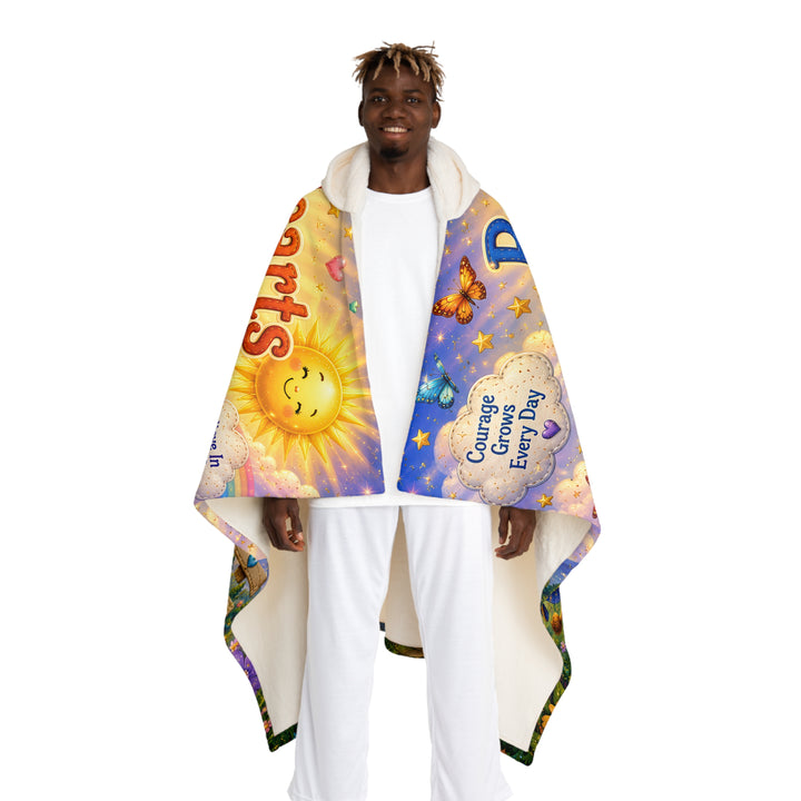 Brave Buddies™ Brave Heart Hooded Sherpa Fleece Blanket