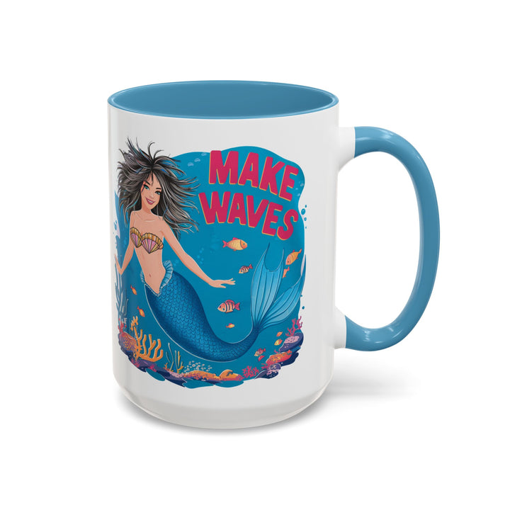 Accent Coffee Mug (11, 15oz) - Make Waves