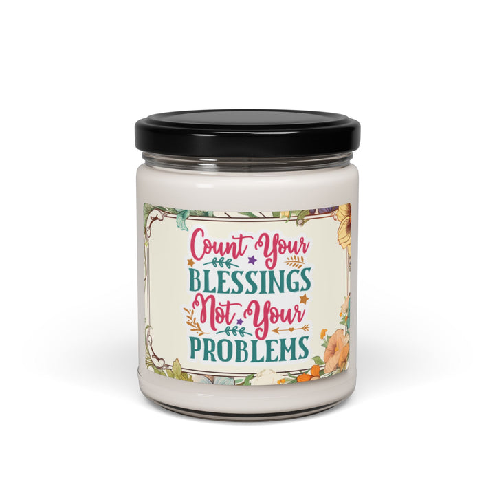 Scented Soy Candle, 9oz - Count Your Blessings