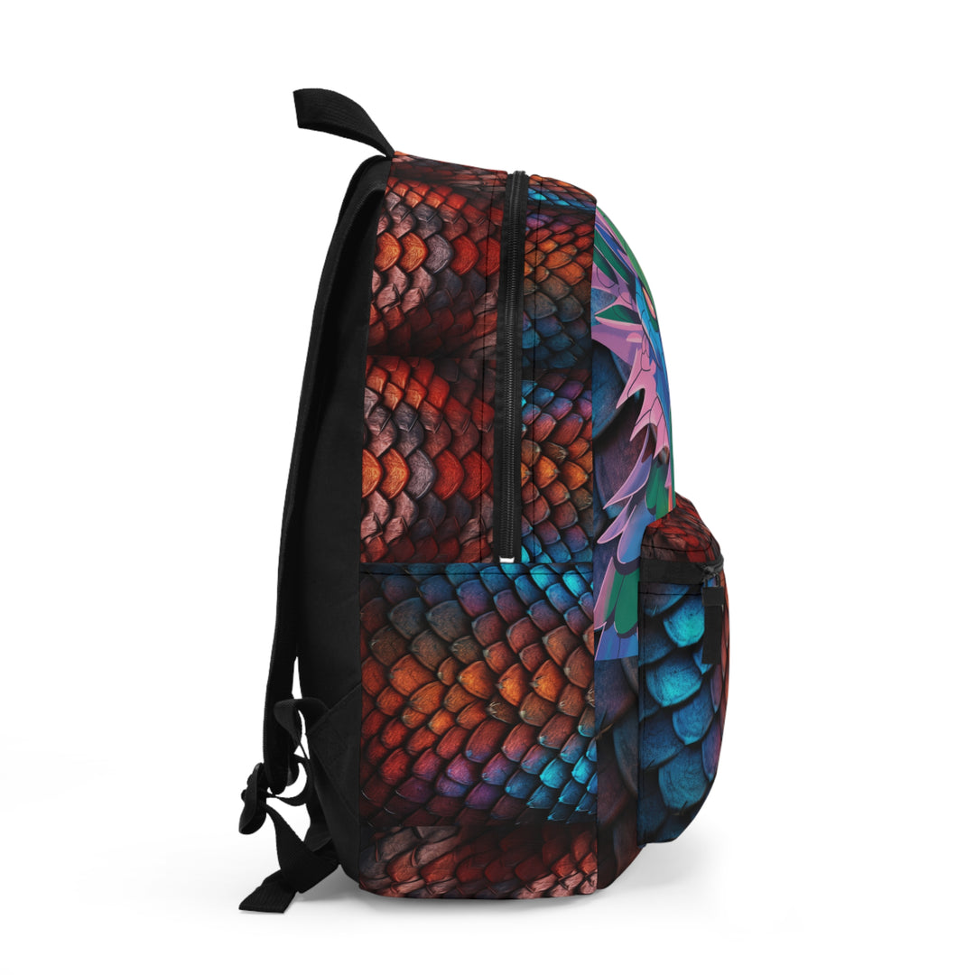 Dragon's Watching Dragon Scaled Backpack | School Backpack, Kids Bag, Art Backpack, Unique Gift for Students