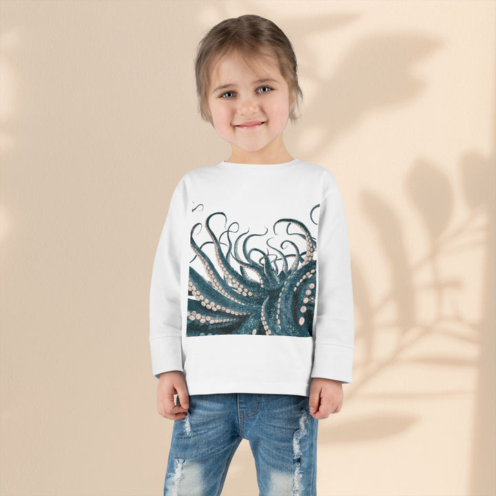 Toddler Long Sleeve Tee - Octopus