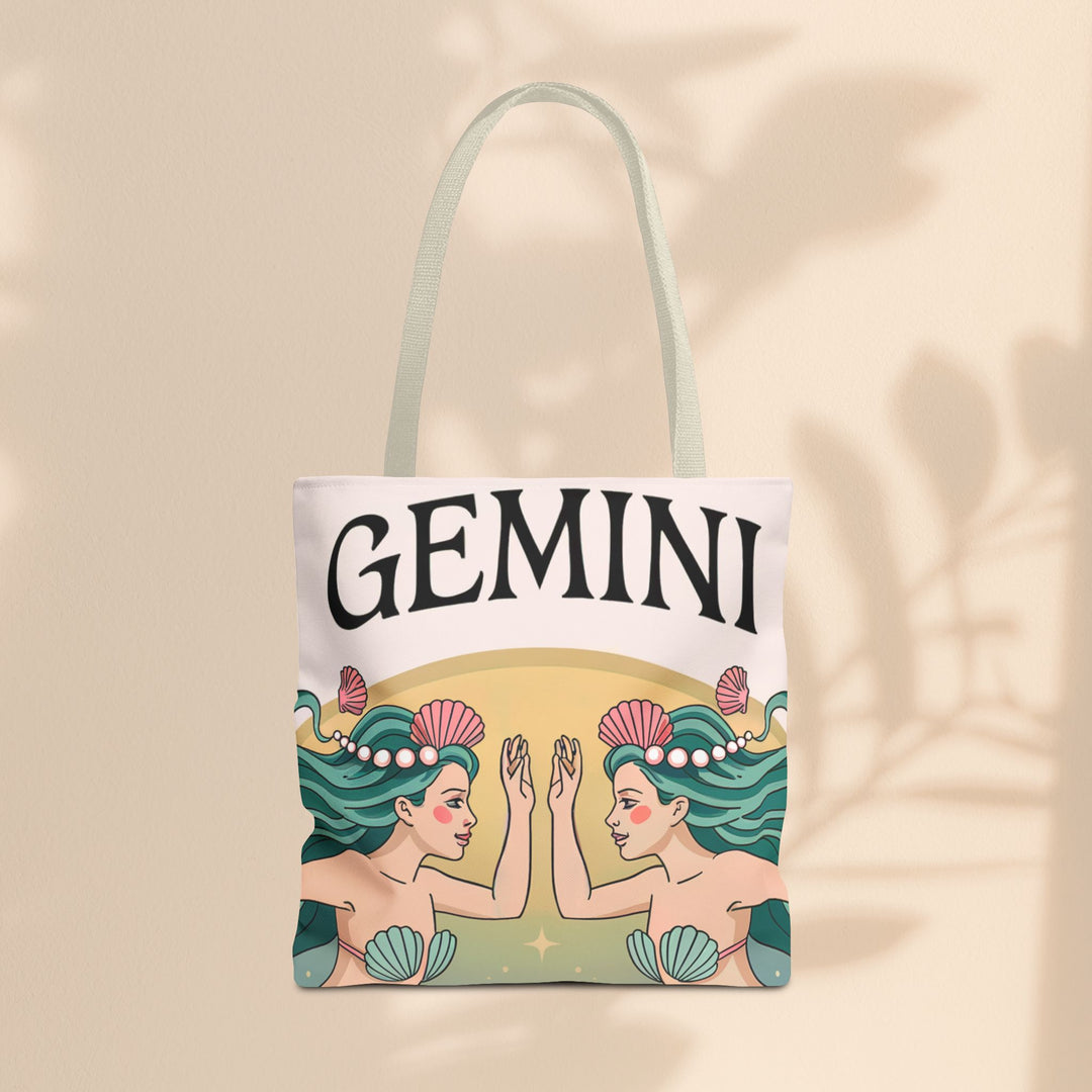 Gemini Zodiac Tote Bag, Astrological Bag, Personalized Gift, Astrology Lover, Horoscope Accessory, Birthday Present