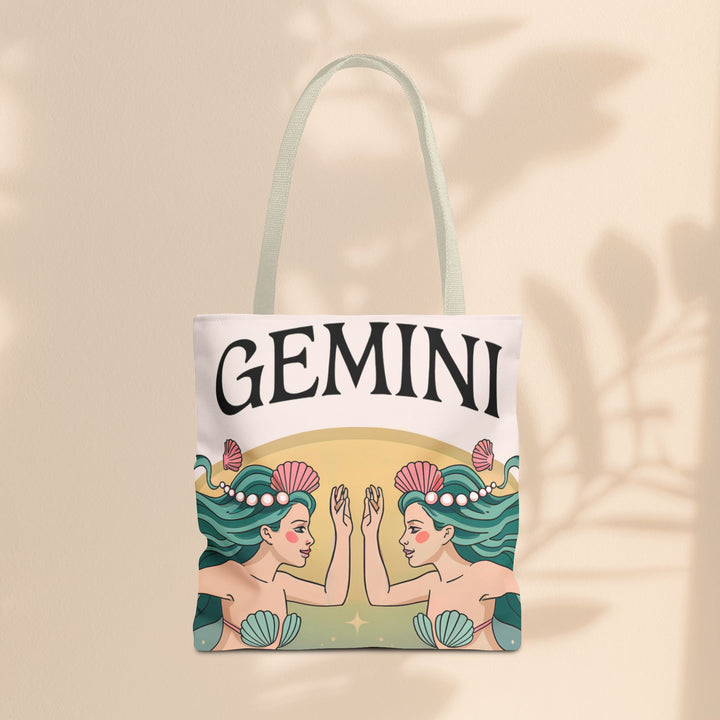 Gemini Zodiac Tote Bag, Astrological Bag, Personalized Gift, Astrology Lover, Horoscope Accessory, Birthday Present