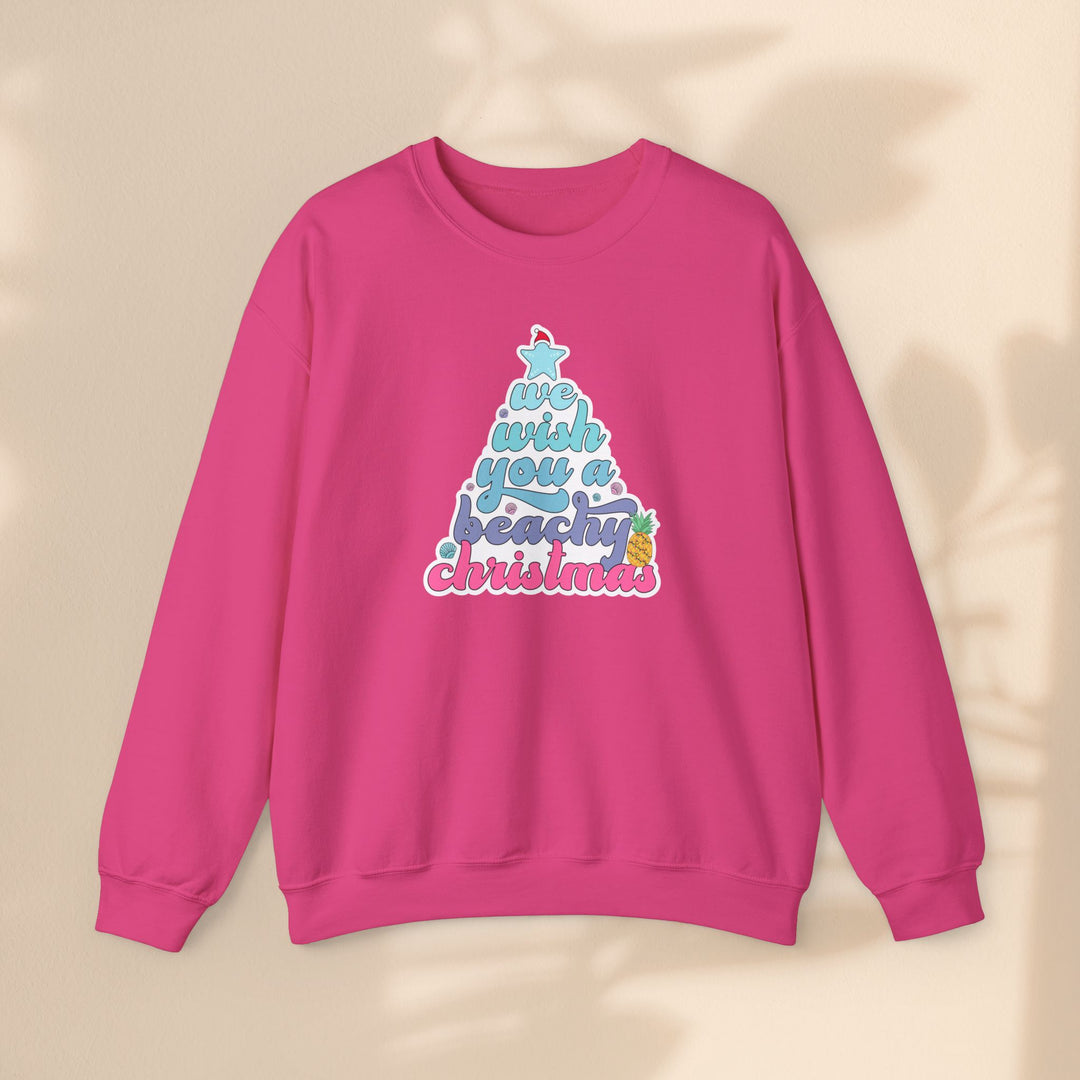 Unisex Heavy Blend™ Crewneck Sweatshirt - Beachy Christmas