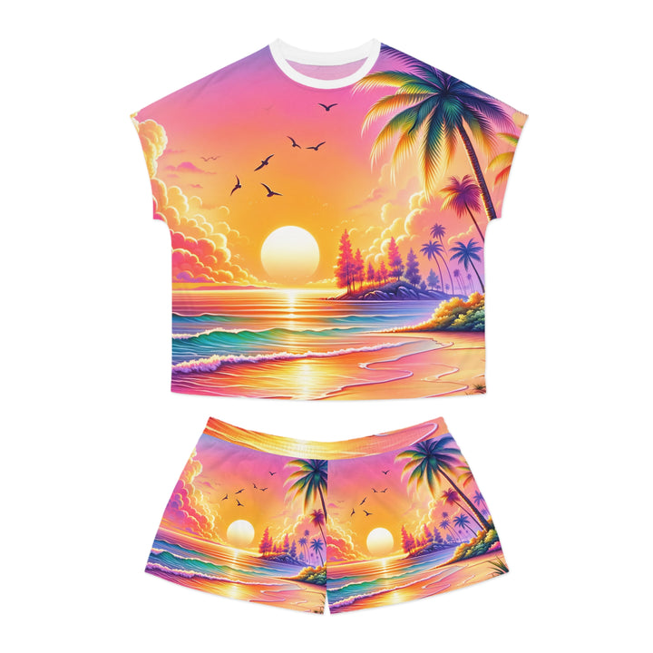 Women's Short Pajama Set (AOP) - Sunrise Sunset