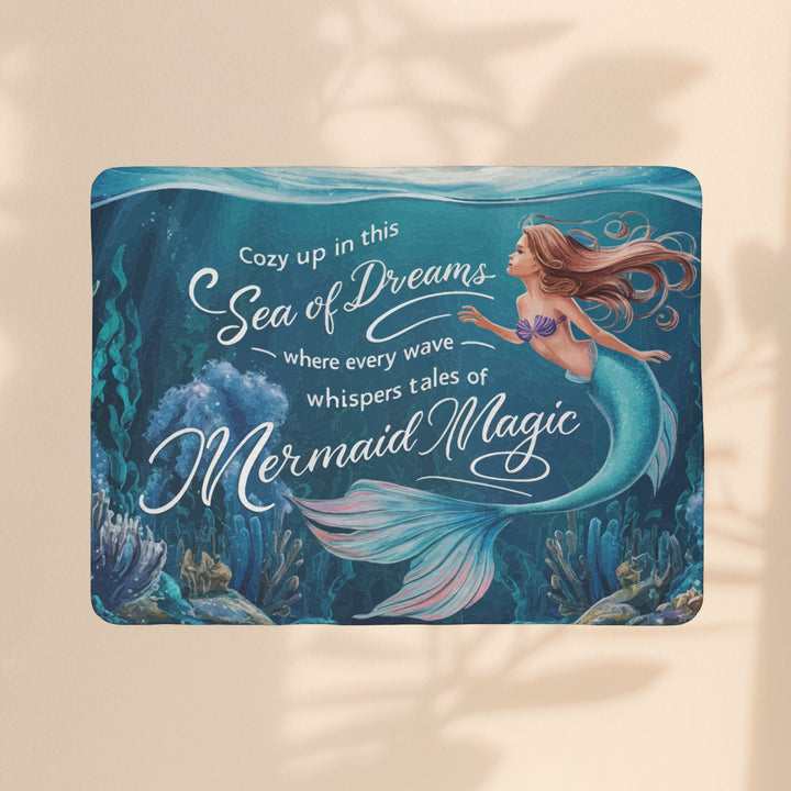 Fleece Sherpa Blanket - Mermaid Magic