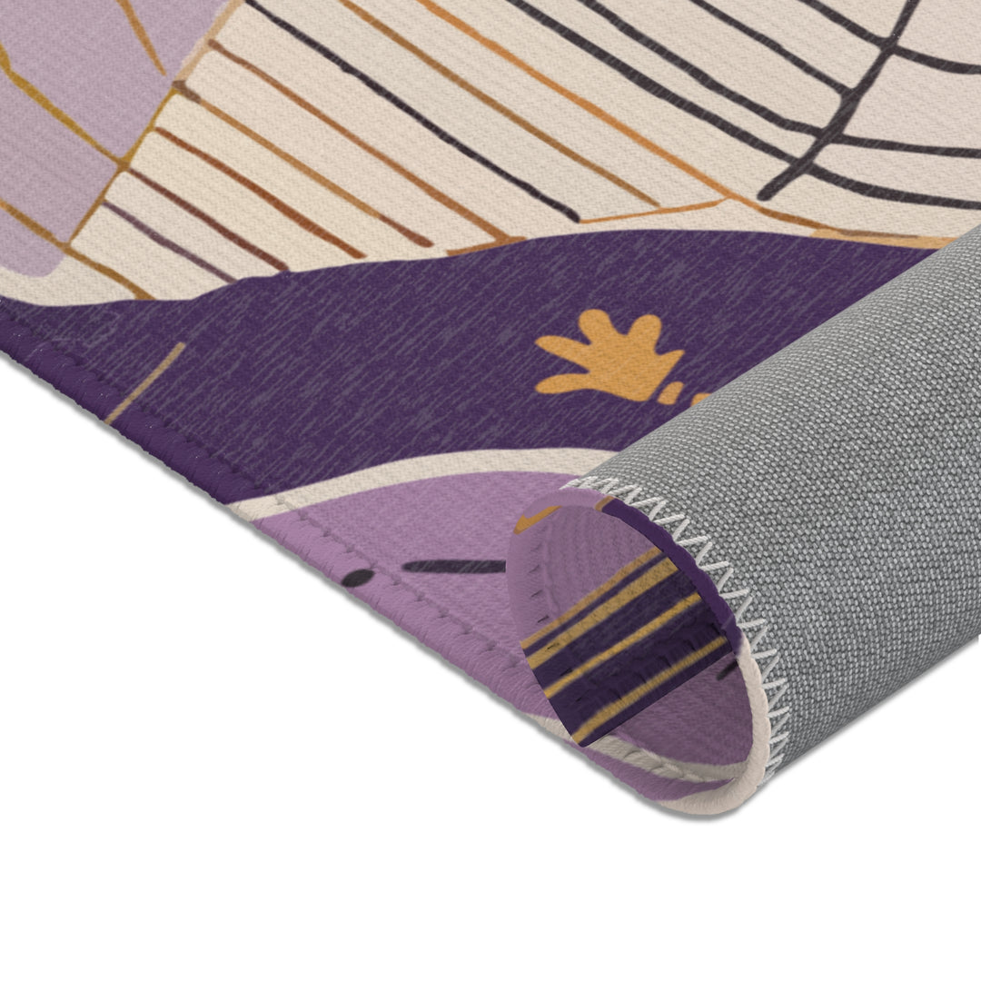 Purple Ocean Area Rug