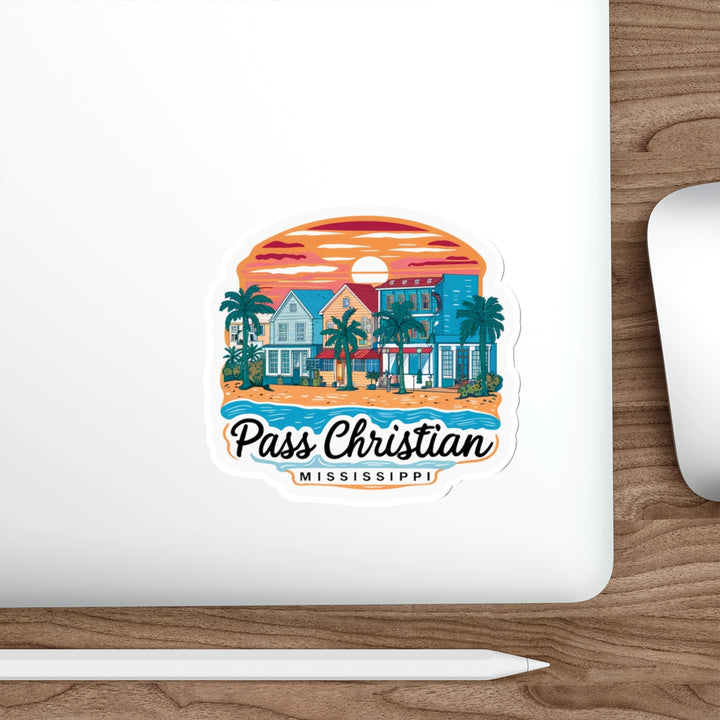 Die-Cut Stickers - Pass Christian Mississippi