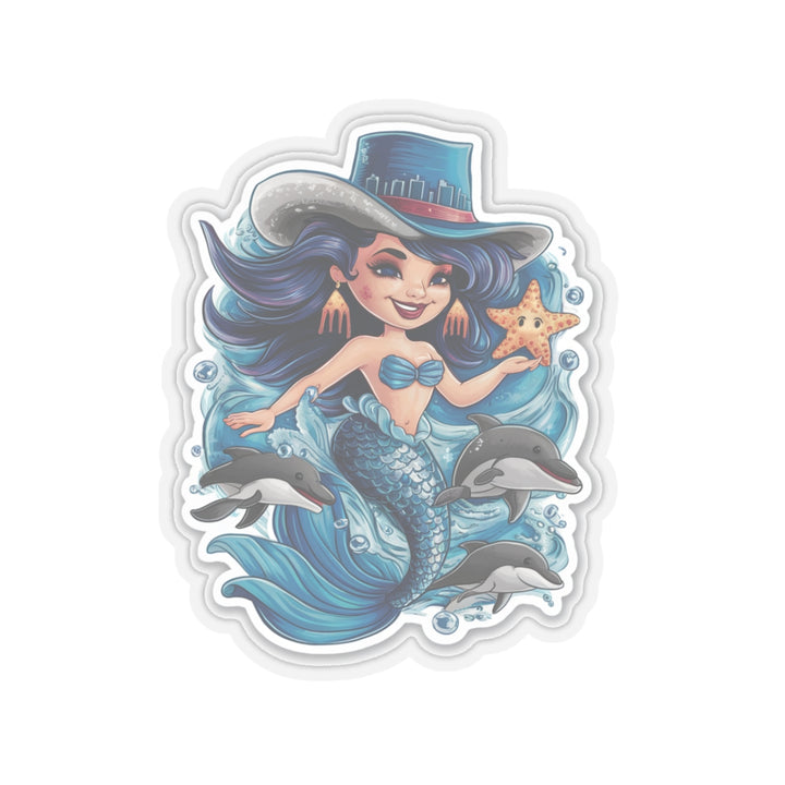 Kiss-Cut Stickers - Texas Mermaid