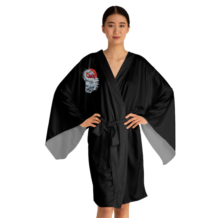 Long Sleeve Kimono Robe - Emperor Dragon