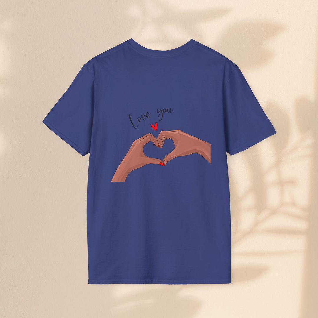 Unisex Softstyle T-Shirt - Love You Heart