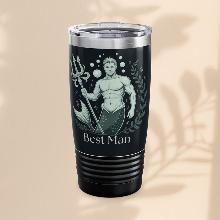 Best Man Ringneck Tumbler, 20oz | Personalized Gifts for Best Man, Wedding, Bridal Party, Unique Drinkware