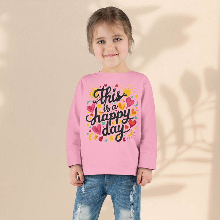 Toddler Long Sleeve Tee - This is a Happy Day