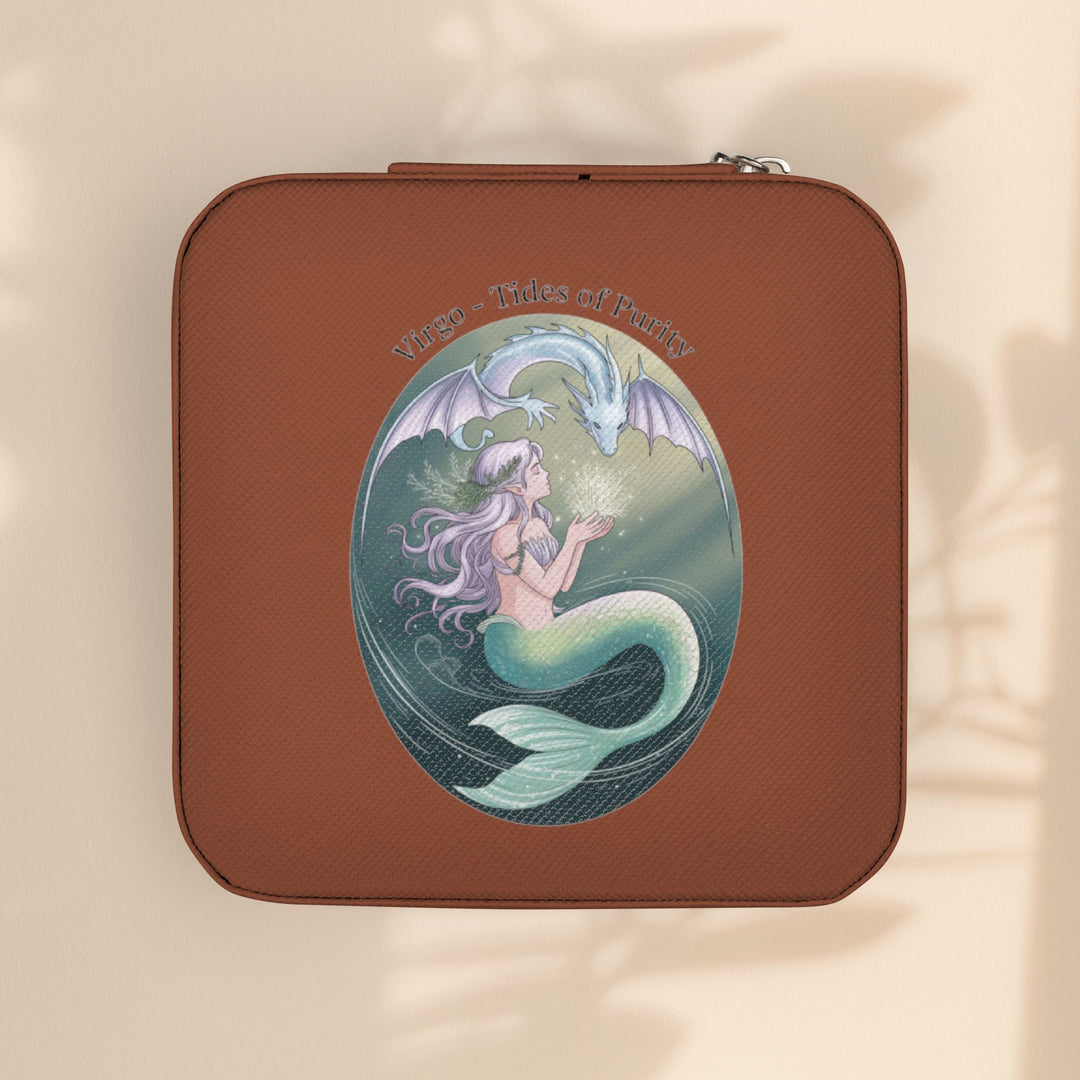 Virgo Jewelry Travel Case — Compact Zodiac Organizer