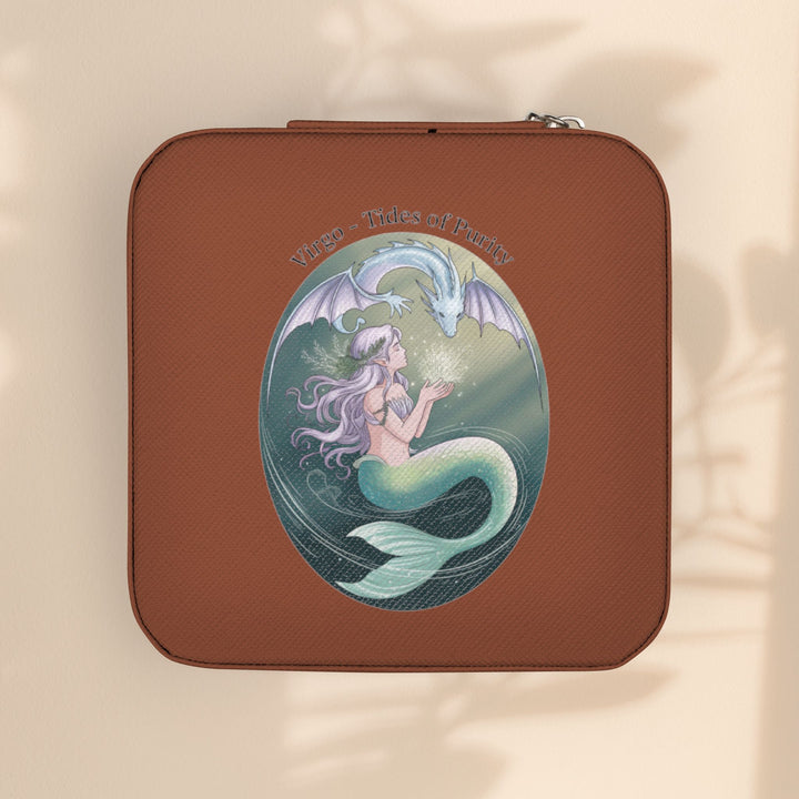 Virgo Jewelry Travel Case — Compact Zodiac Organizer