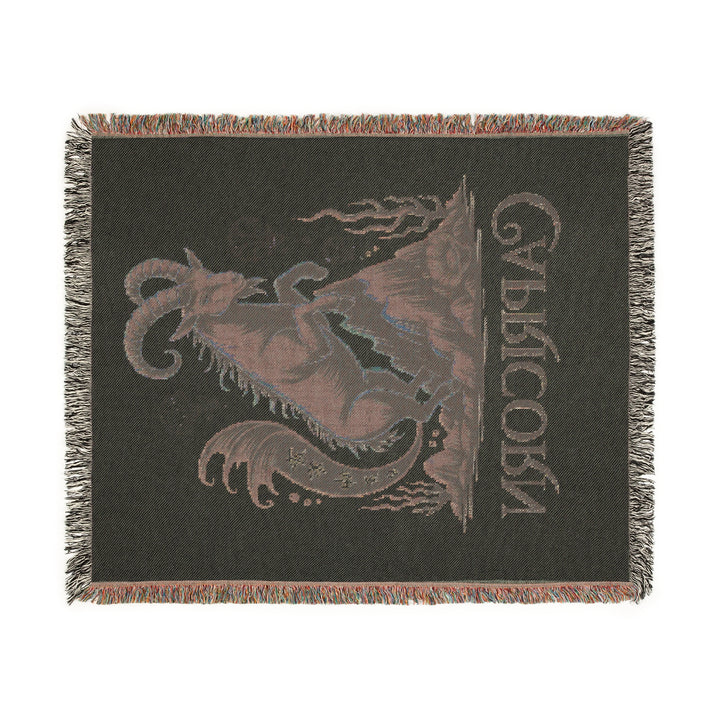 Capricorn Woven Blanket – Cozy Zodiac Throw, Astrology Home Décor & Unique Gift Idea