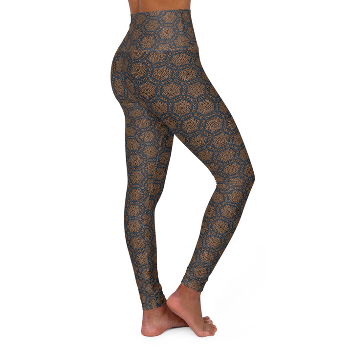 High Waisted Yoga Leggings - The Message