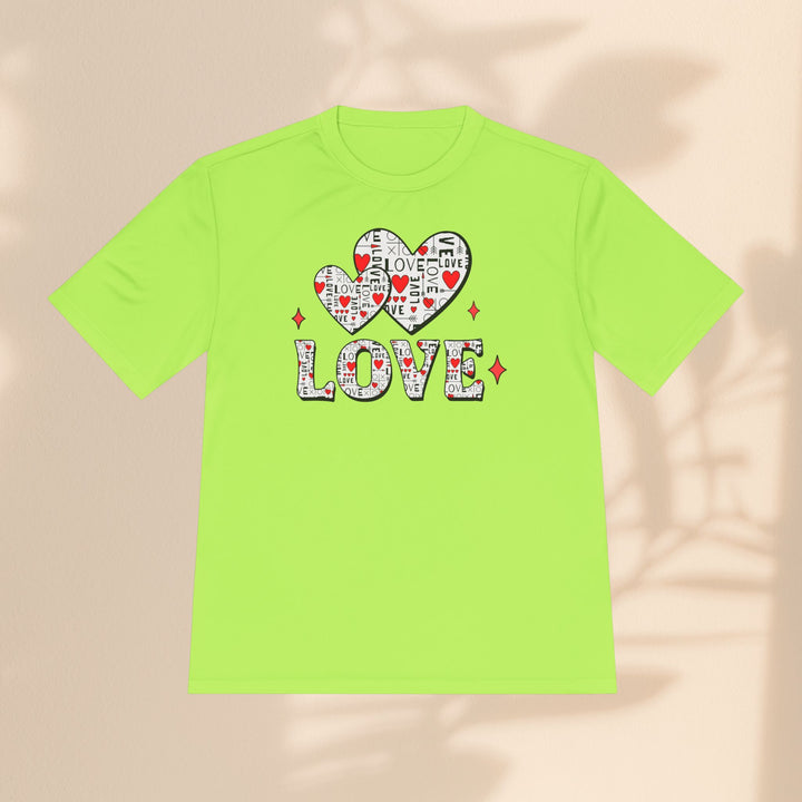 Unisex Moisture Wicking Tee - Love