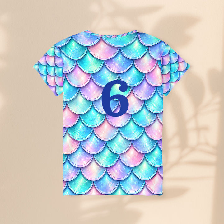 Mermaid Scale Women's Sports Jersey — xs 6