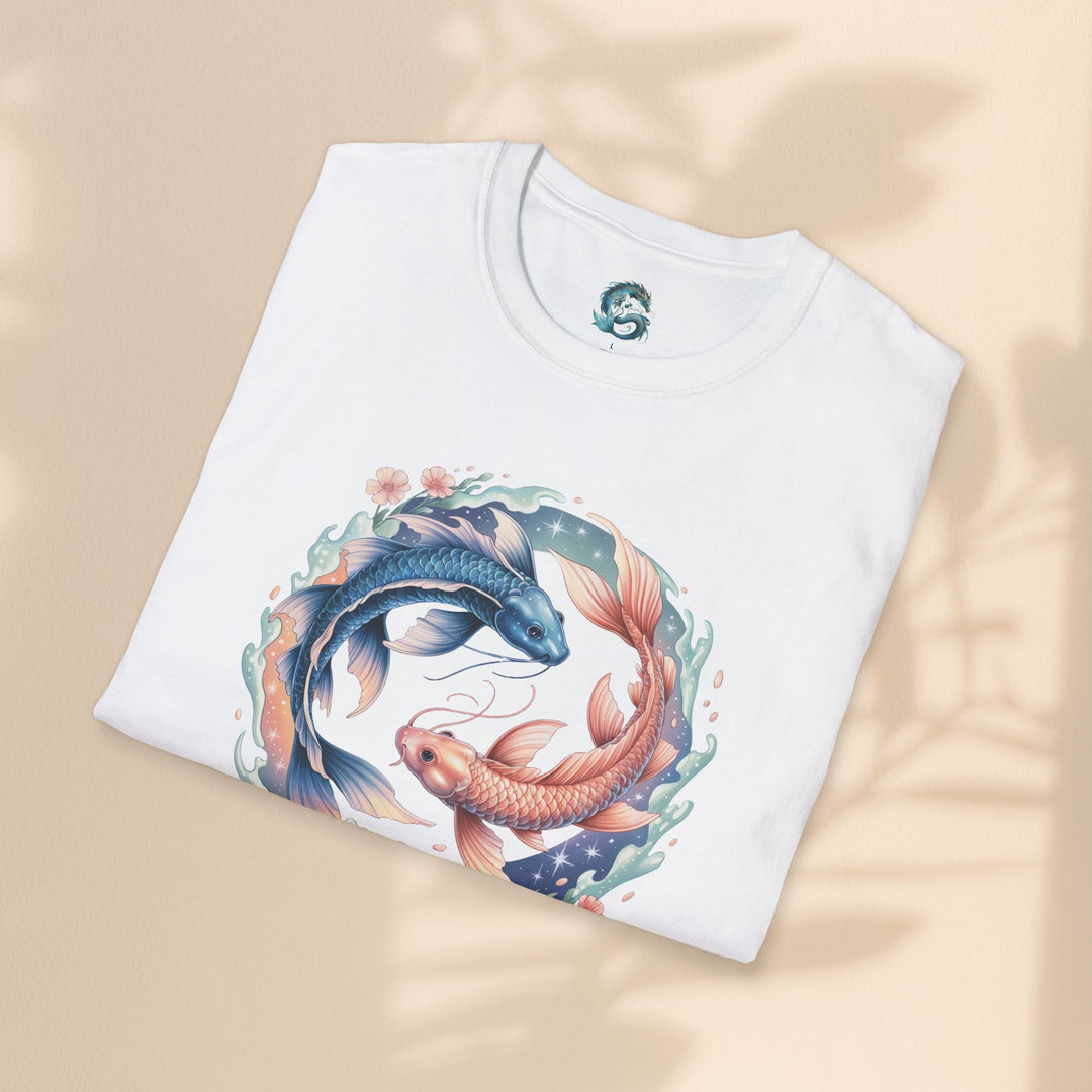 Pisces Zodiac T-Shirt, Softstyle Tee, Astrological Gift, Horoscope Apparel, Birthday Gift for Pisces, Astrology Merch