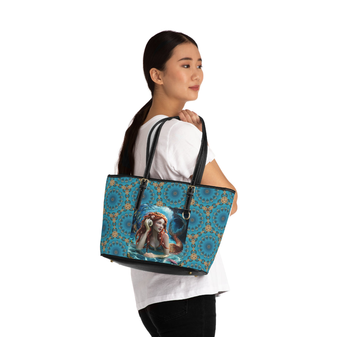 PU Leather Shoulder Bag - Mermaid Fun