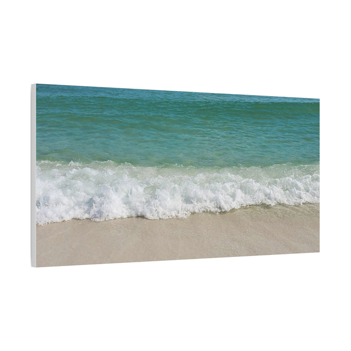 Beach Waves Matte Canvas Print – 1.25-Inch Stretched Seascape