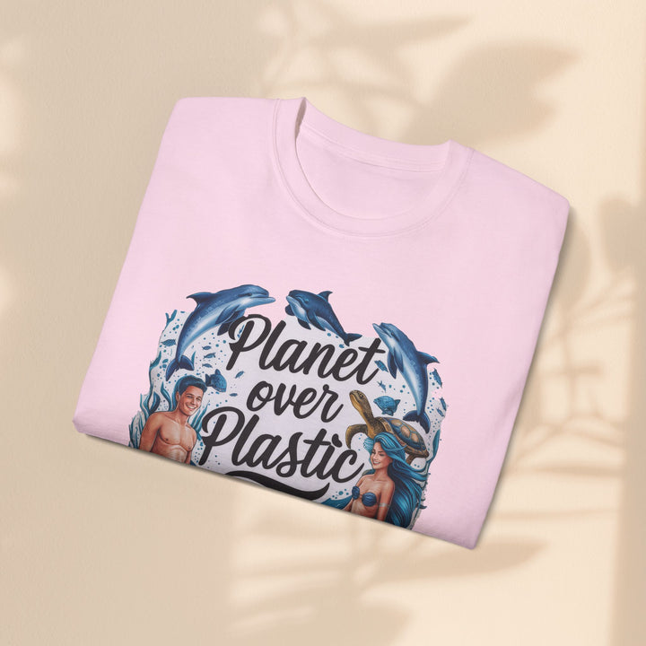 Unisex Ultra Cotton Tee - Planet Over Plastic