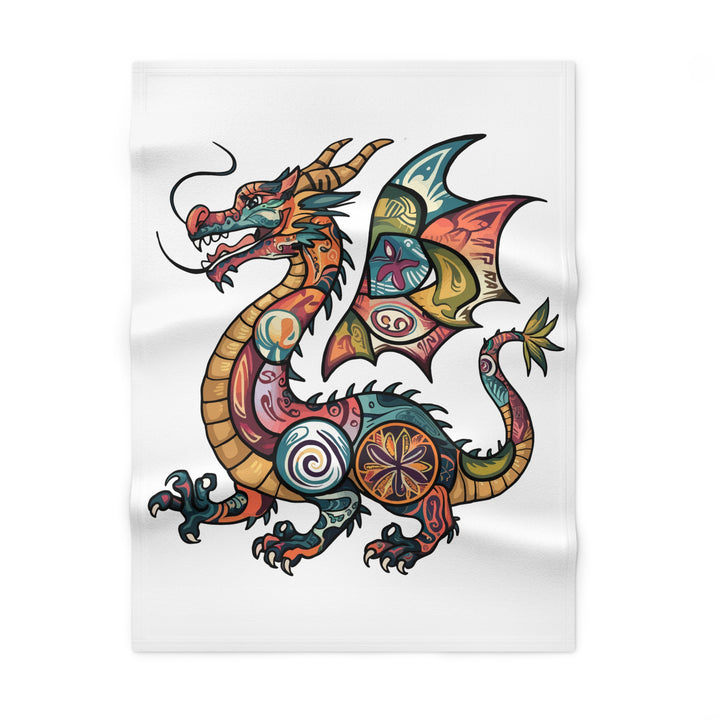 Soft Fleece Baby Blanket - Dragon Crest