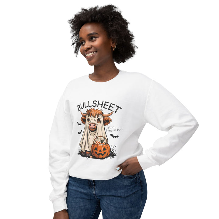 Cute Halloween Bullsheet Cow Sweatshirt