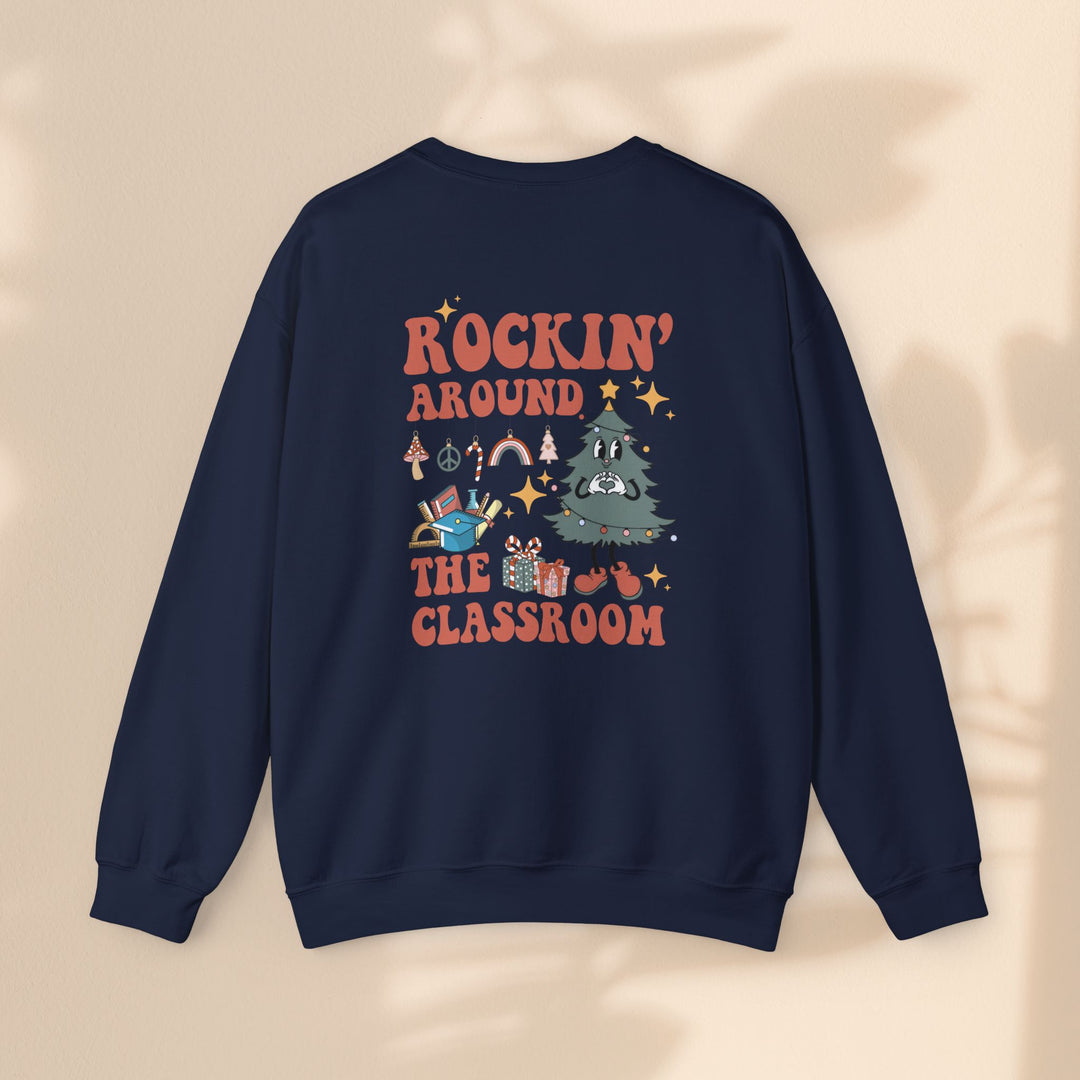 Unisex Heavy Blend™ Crewneck Sweatshirt - Rockin Around The Classroom