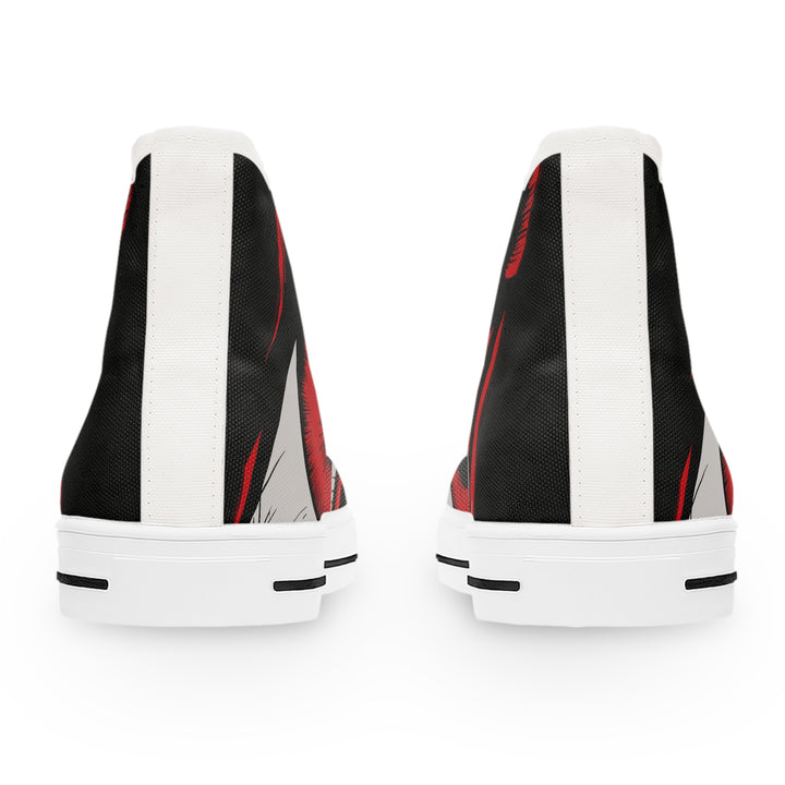 Women's High Top Sneakers - Red Eye